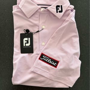 Foot Joy NWT short sleeve shirt .. Titleist on sleeve